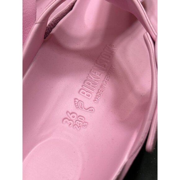 Birkenstock Womens Fondant Pink EVA Gizeh Sandals Size 5 EU 36 Adjustable Strap - Picture 4 of 8